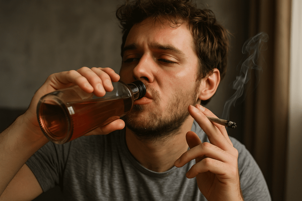 what can you mix with weed instead of tobacco Being Drunk and High (Getting Crossed): Risks of Mixing