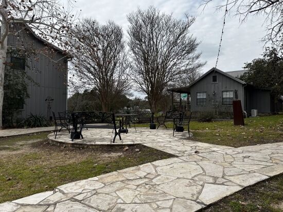 Side Courtyard at Nova Recovery Center in Wimberley, TX.