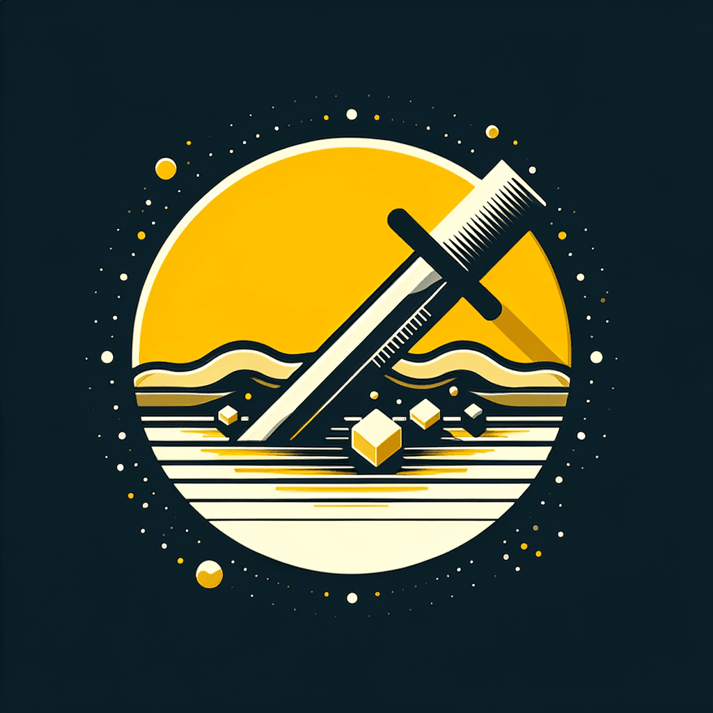 Illustration representing smoking crack cocaine and the effects of crack cocaine, with symbolic imagery of a syringe and crystal forms under a glowing backdrop.